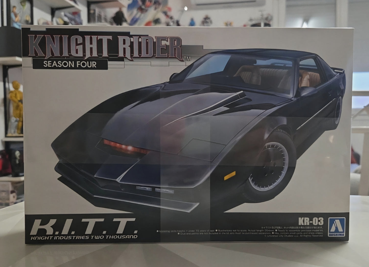 K2000 - Maquette K.I.T.T. – Knight Rider Saison 4 – Aoshima 1/24