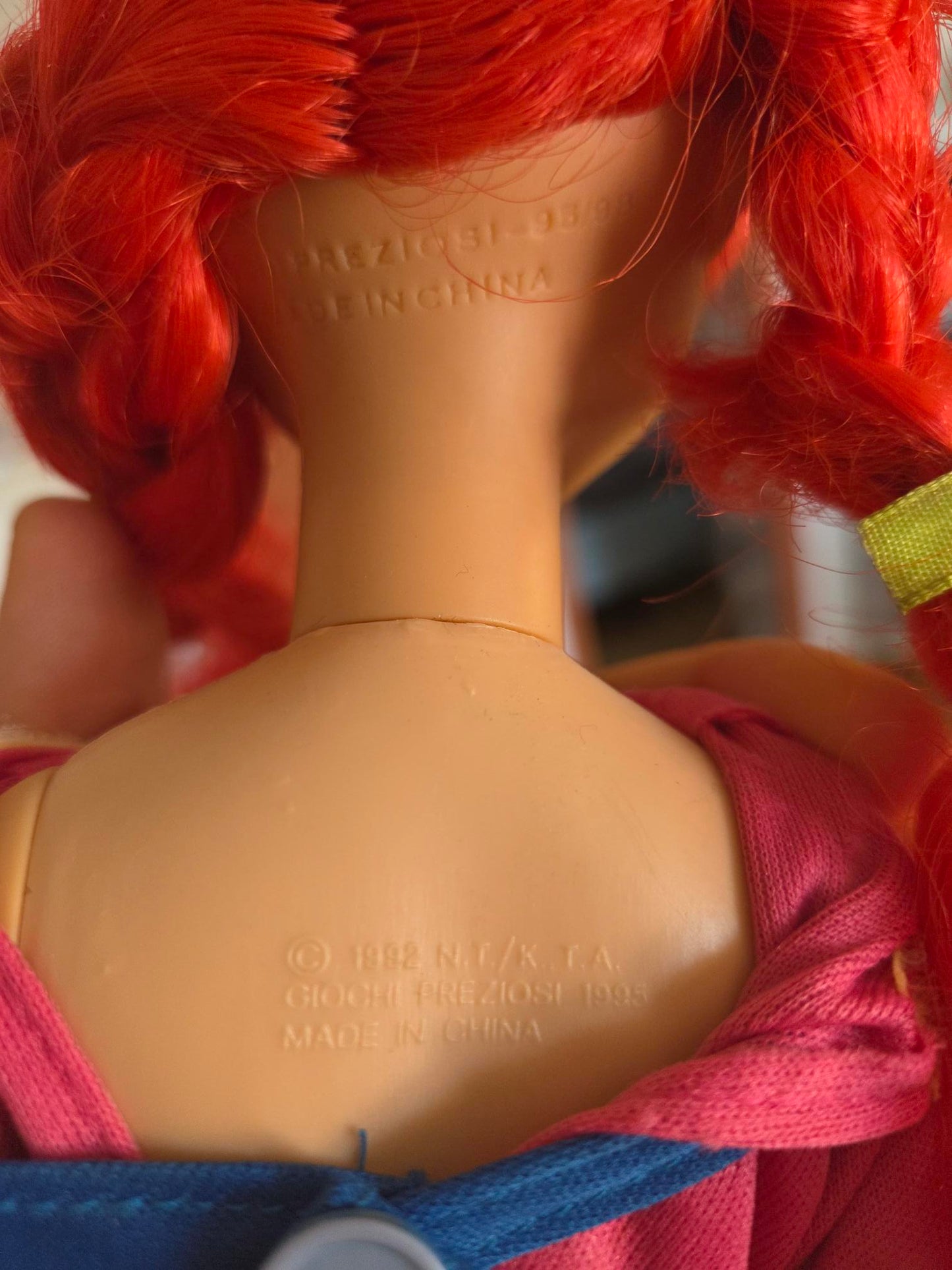 Fifi Brindacier – Grande poupée vintage 43 cm – Giochi Preziosi (1993)