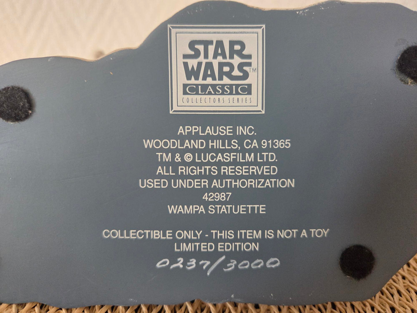 Diorama Star Wars – Scène Wampa & Luke – Statuette de collection (Édition limitée)