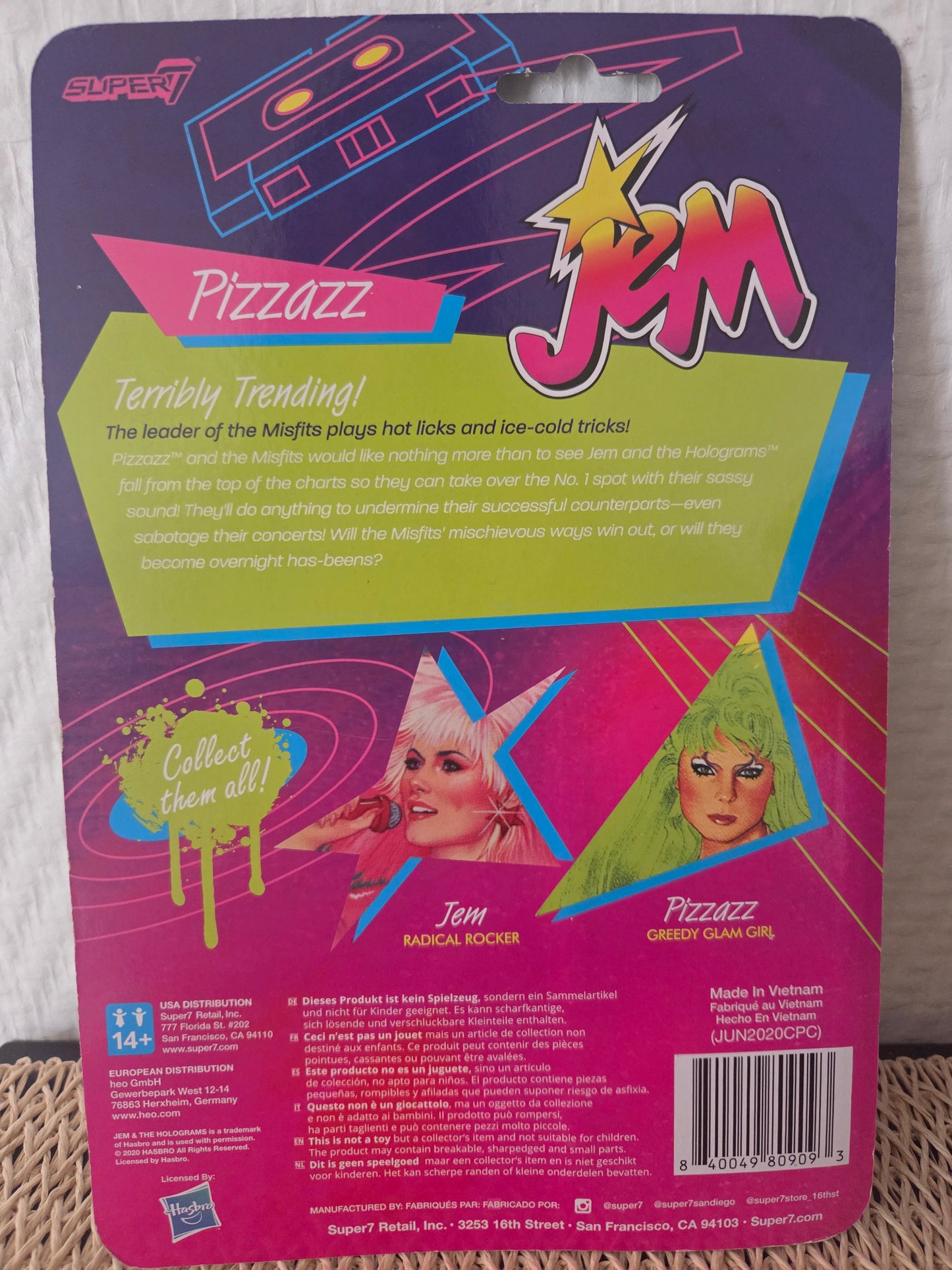 Jem and the Holograms – Pizzazz (ReAction Figures) – Super7