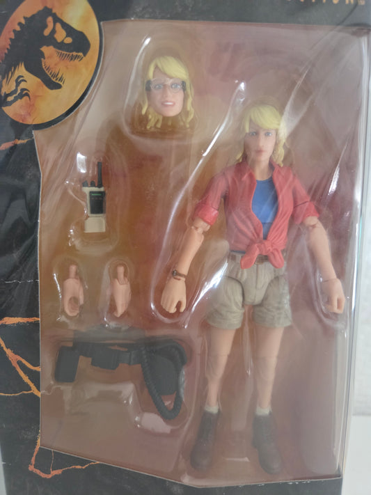 Figurine Dr Ellie Sattler Jurassic Park Amber Collection Mattel 2021 – vue de face