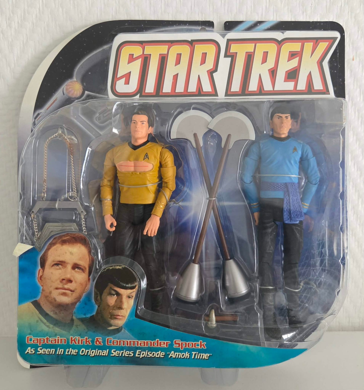 Set figurines Captain Kirk & Commander Spock – Star Trek – “Amok Time”