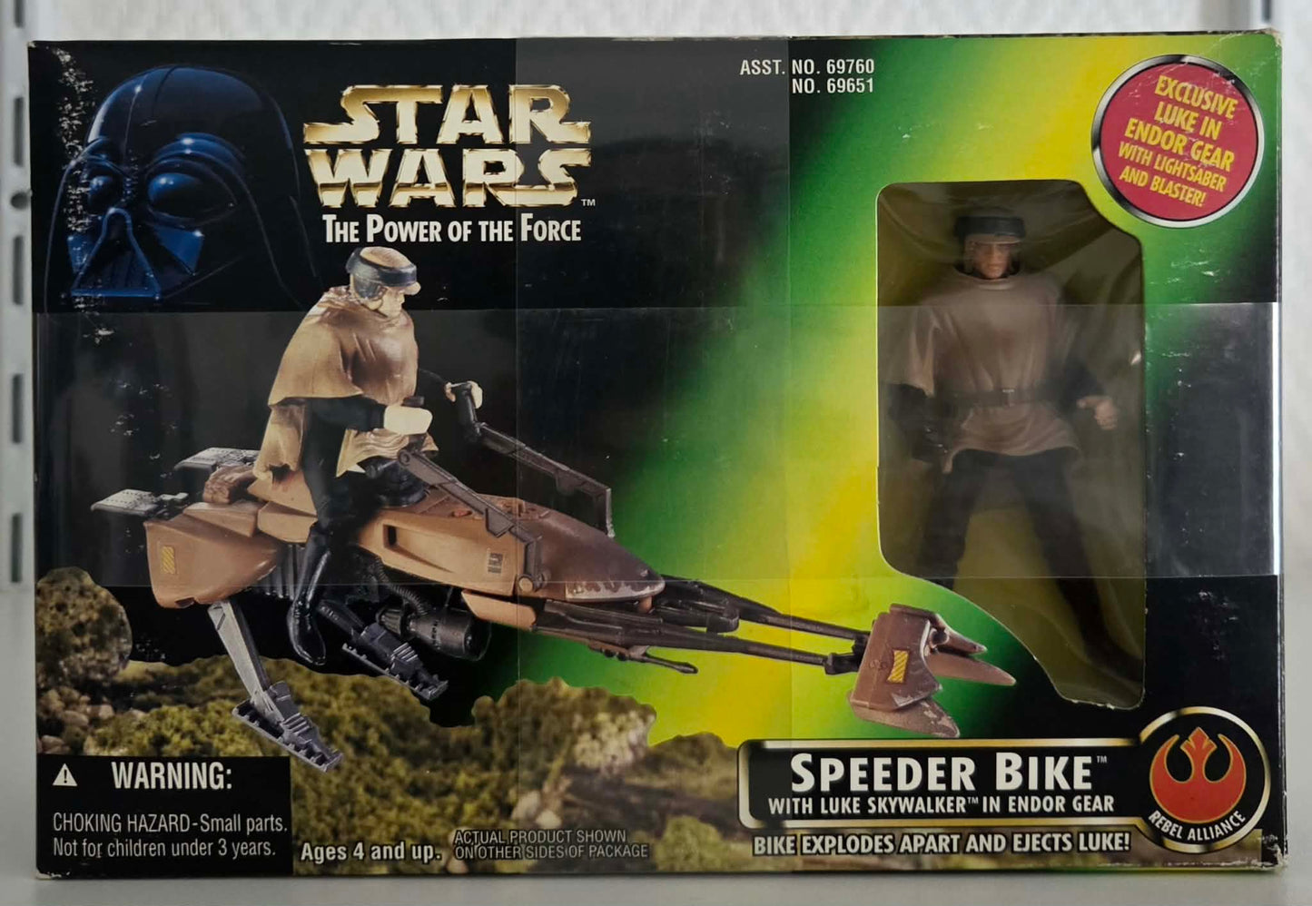 Luke Skywalker Endor Gear & Speeder Bike – Star Wars – Figurine et Véhicule Collector