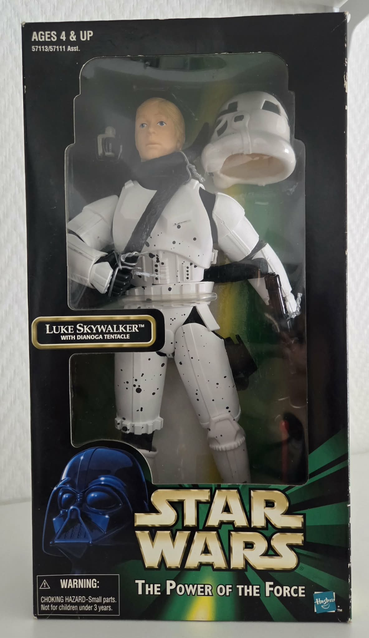 Star Wars – Luke Skywalker with Dianoga Tentacle – The Power of the Force – Hasbro