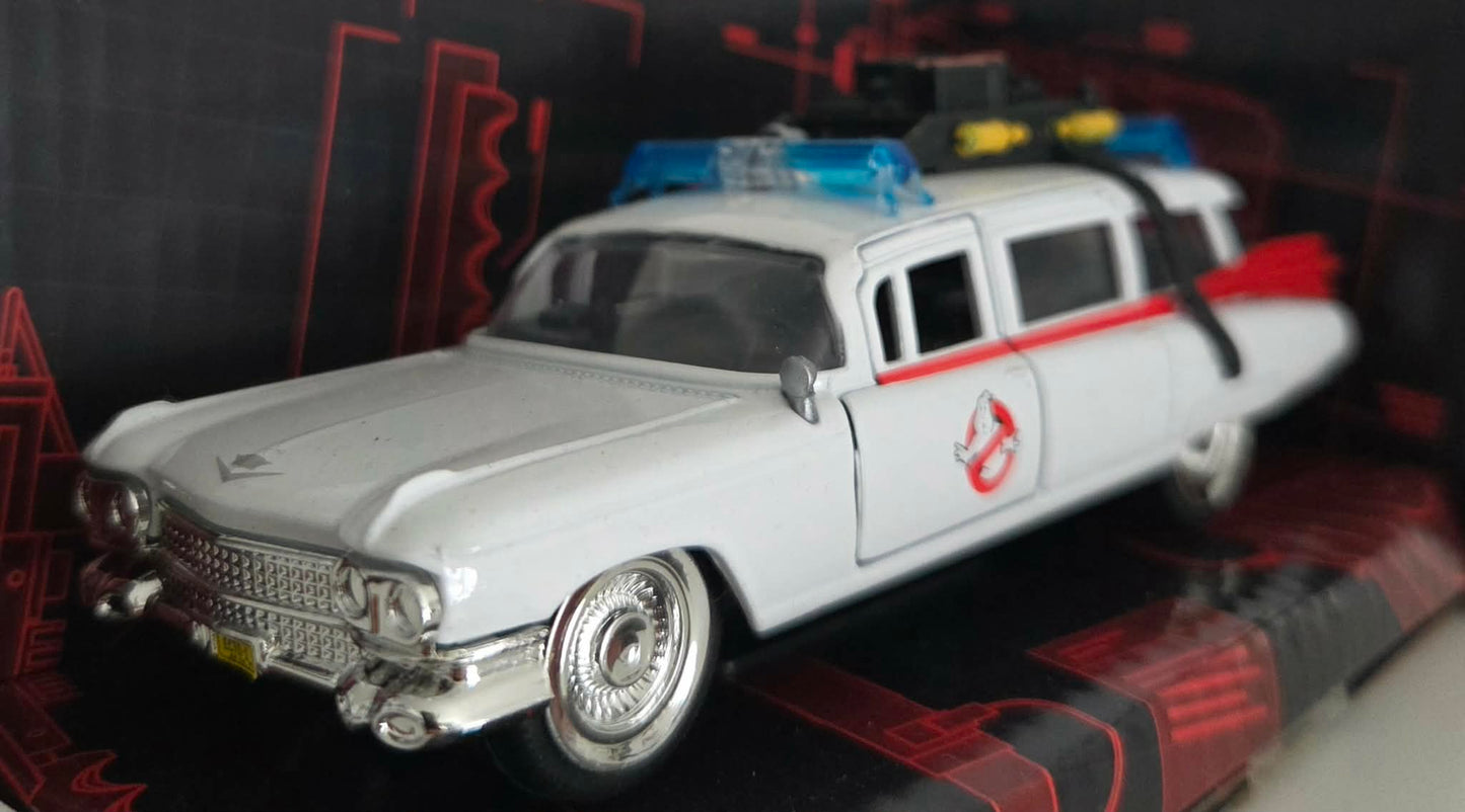 ECTO-1 – Ghostbusters – Réplique Miniature Die-Cast – Collection Officielle