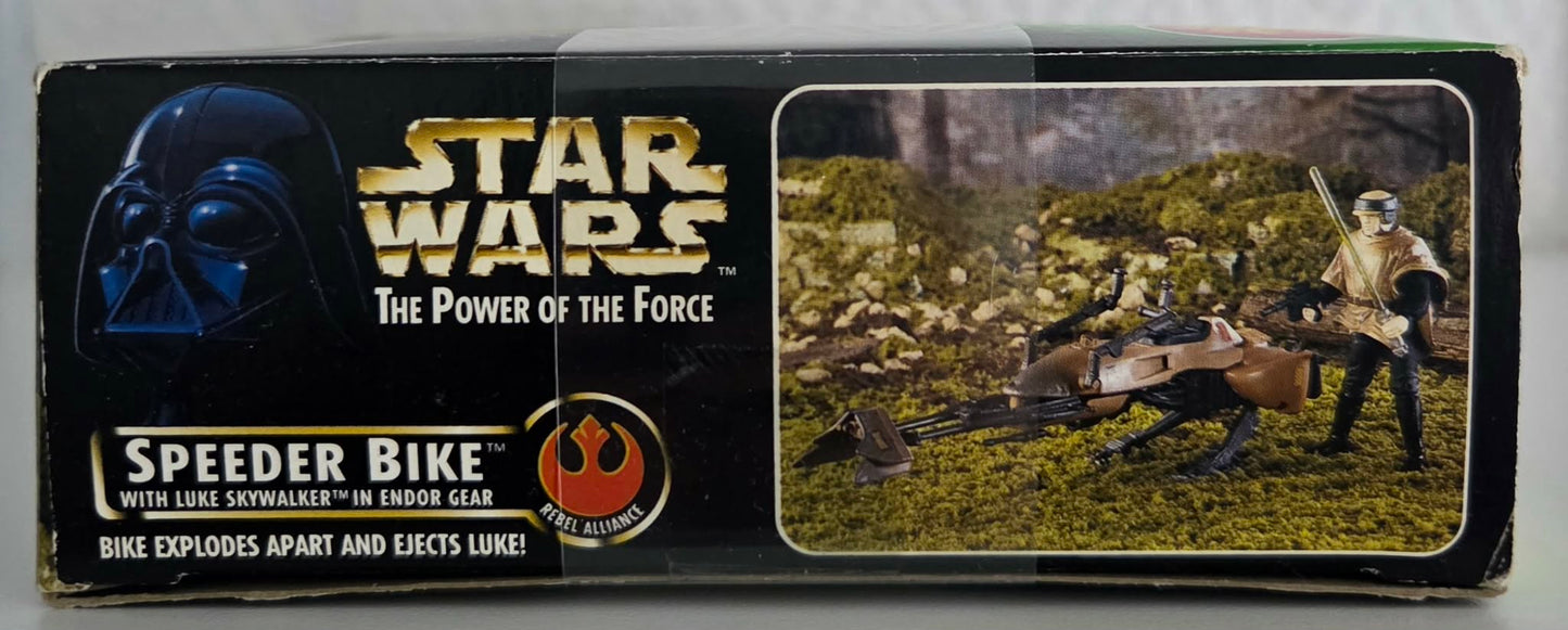 Luke Skywalker Endor Gear & Speeder Bike – Star Wars – Figurine et Véhicule Collector
