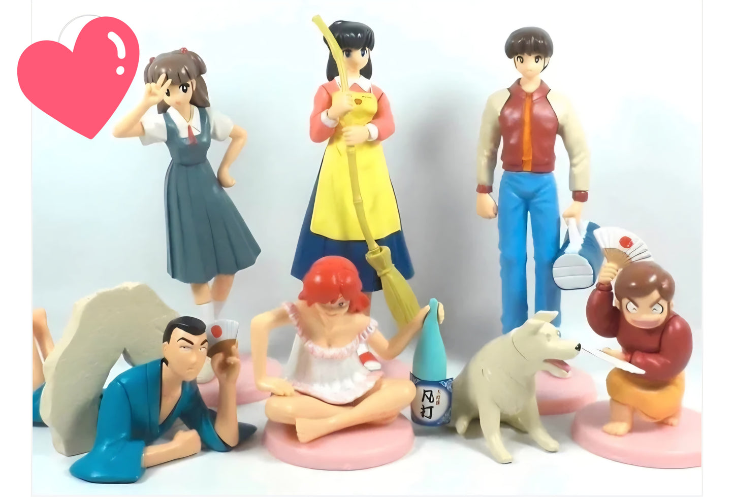 Juliette, je t’aime – Lot complet Gachapon Bandai (années 90)