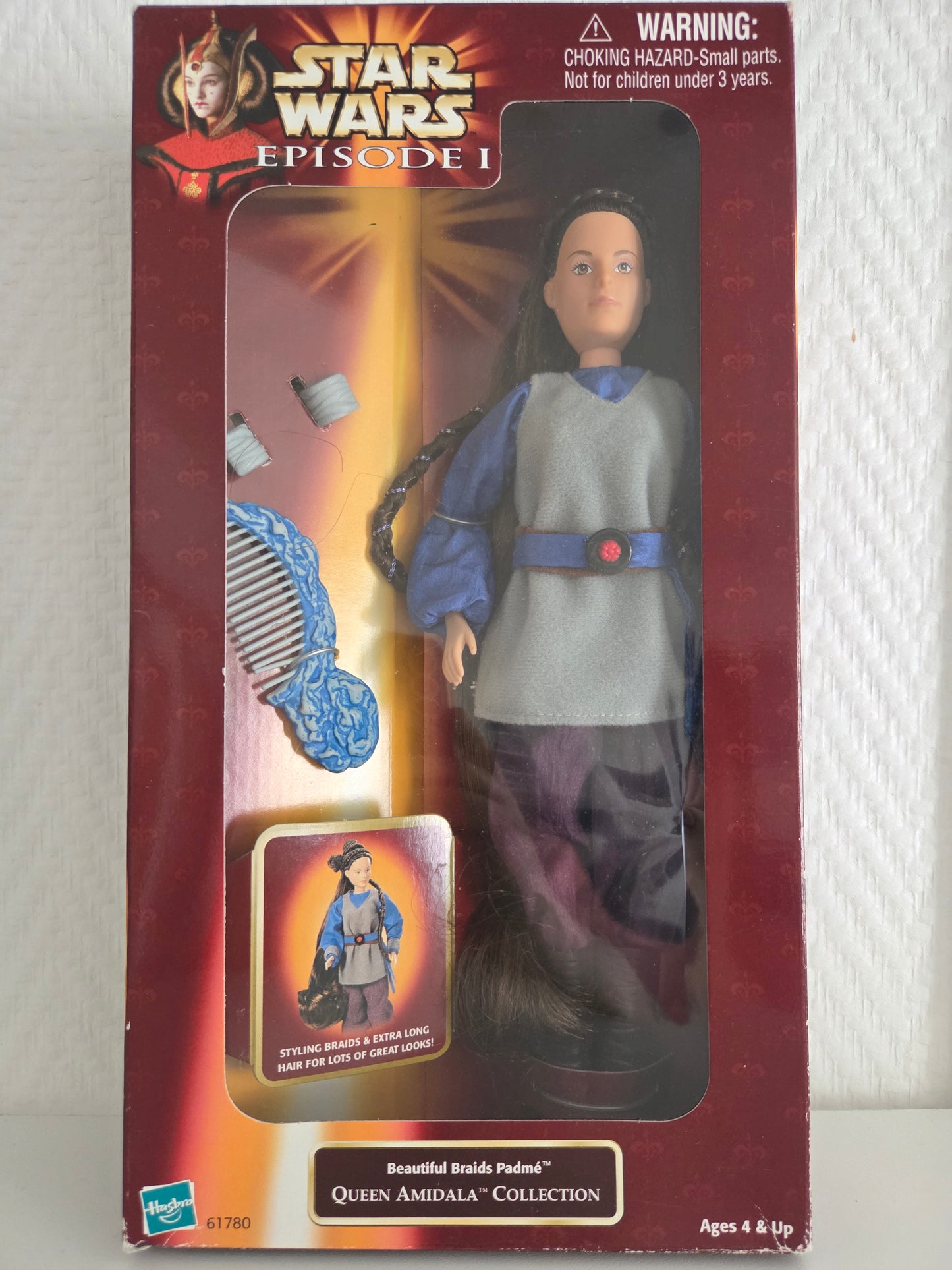 Star Wars Episode I – Padmé Amidala “Beautiful Braids Padmé” – Queen Amidala Collection – Hasbro 1999